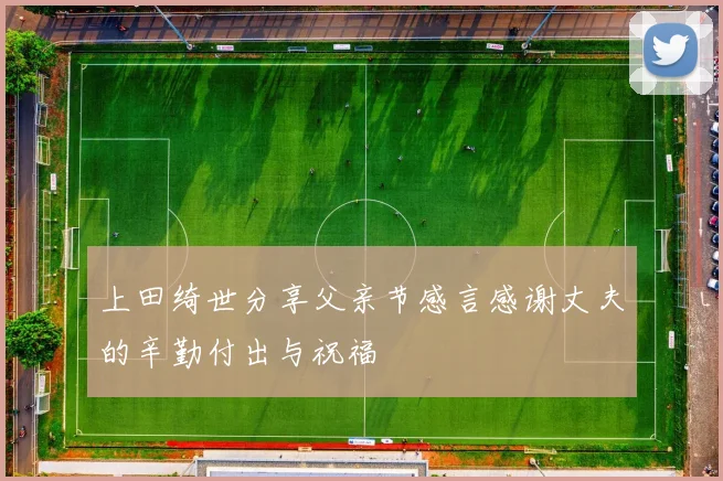 上田绮世分享父亲节感言感谢丈夫的辛勤付出与祝福